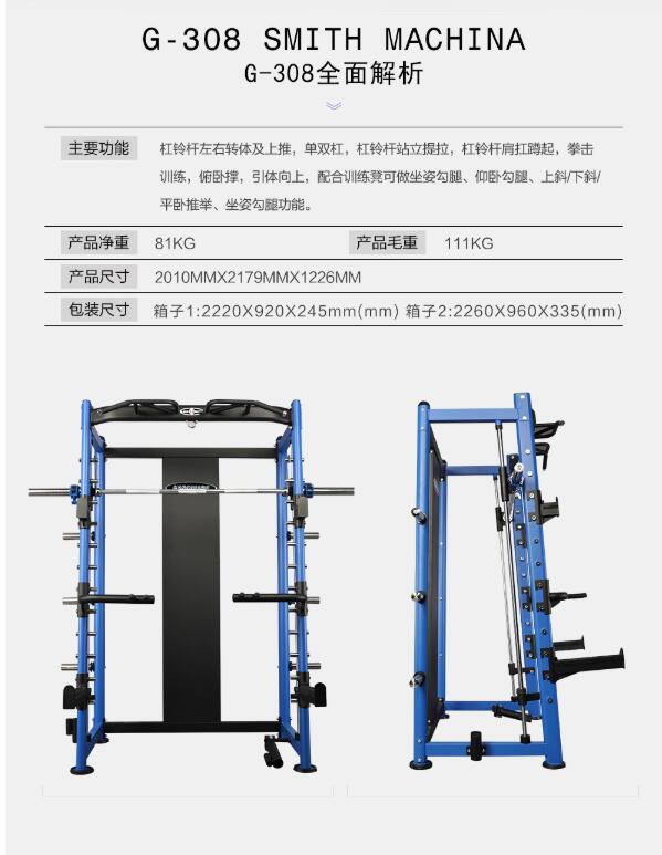 康强史密斯机G308综合训练器